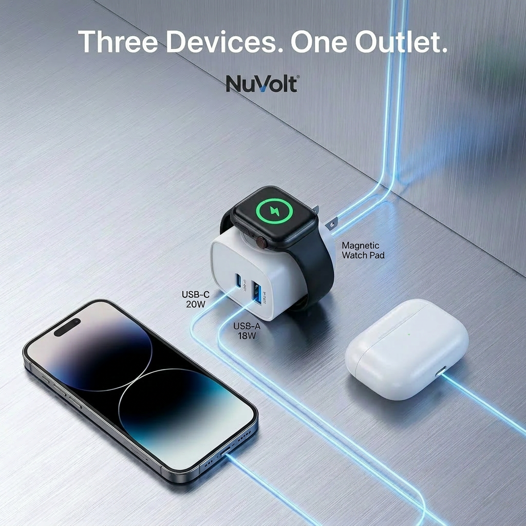 NuVolt™ 3-in-1 Charger